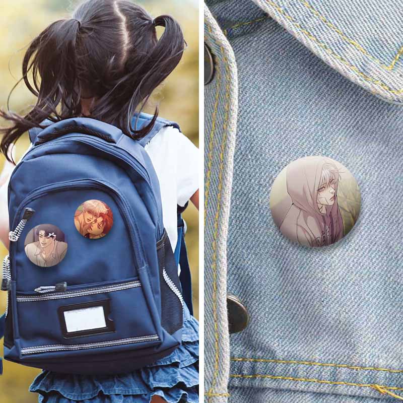 Korean Manhwa Soft Button Pins - огляд і ціна Modern Korean Lifestyle